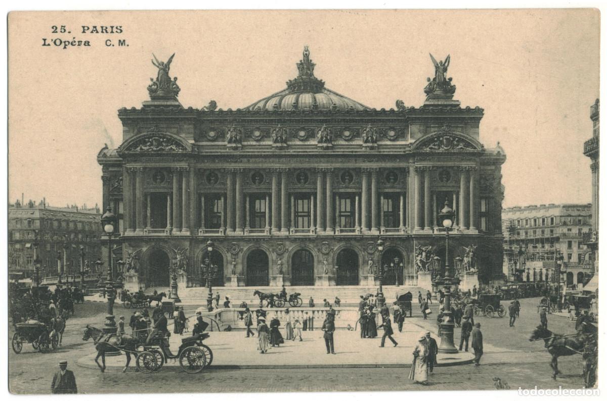 Postales: Op&eacute;ra (PARIS)_CM. 25 / Teatros Francia