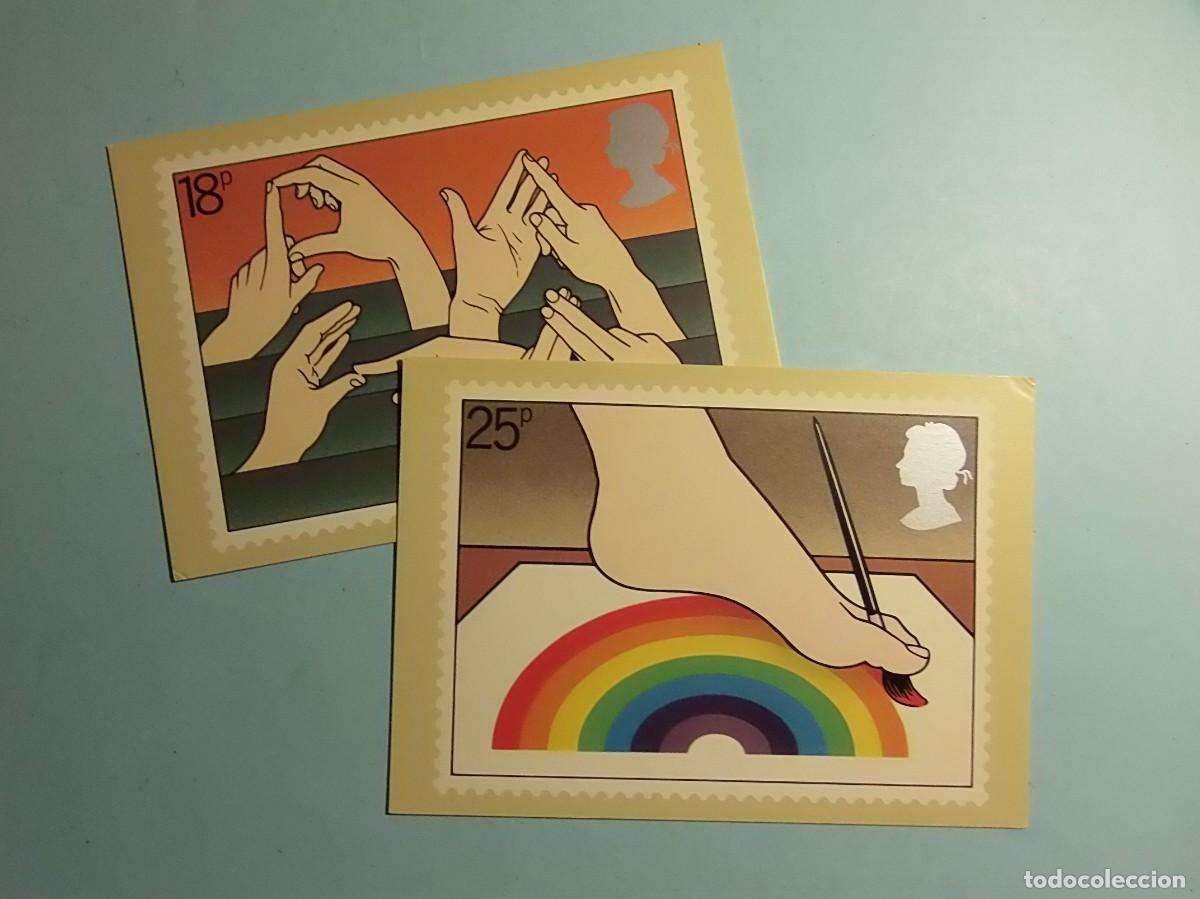 Postales: TARJETA POSTA - GRAN BRETA&Ntilde;A - A&ntilde;o Internacional de las Personas con Discapacidad.