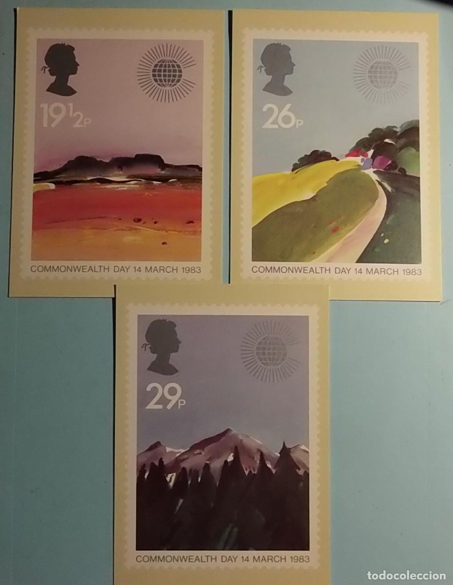 Postales: TARJETA POSTA - GRAN BRETA&Ntilde;A 1983 - D&Iacute;A DE LA COMMONWEALTH, 14 DE MARZO DE 1983.