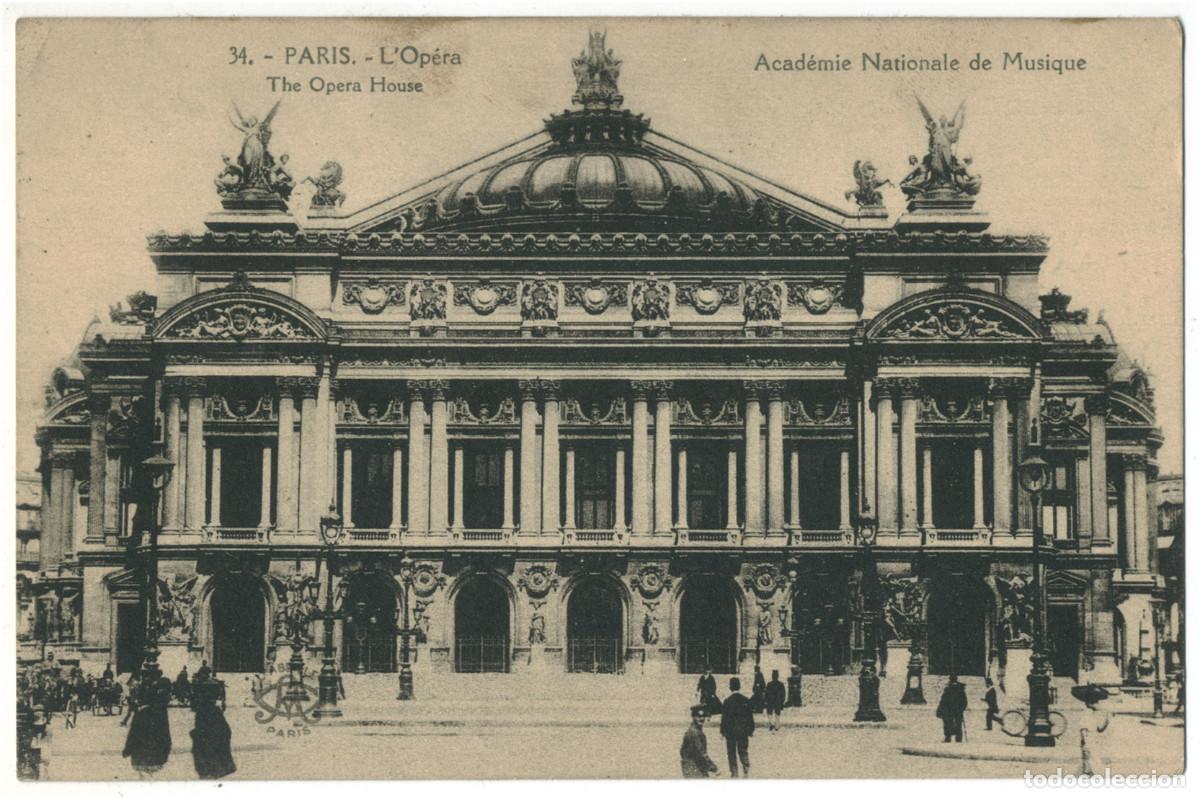 Postales: Op&eacute;ra, Acad&eacute;mie Nationale de Musique (PARIS)_L'Abeille. 34) / Teatros Francia