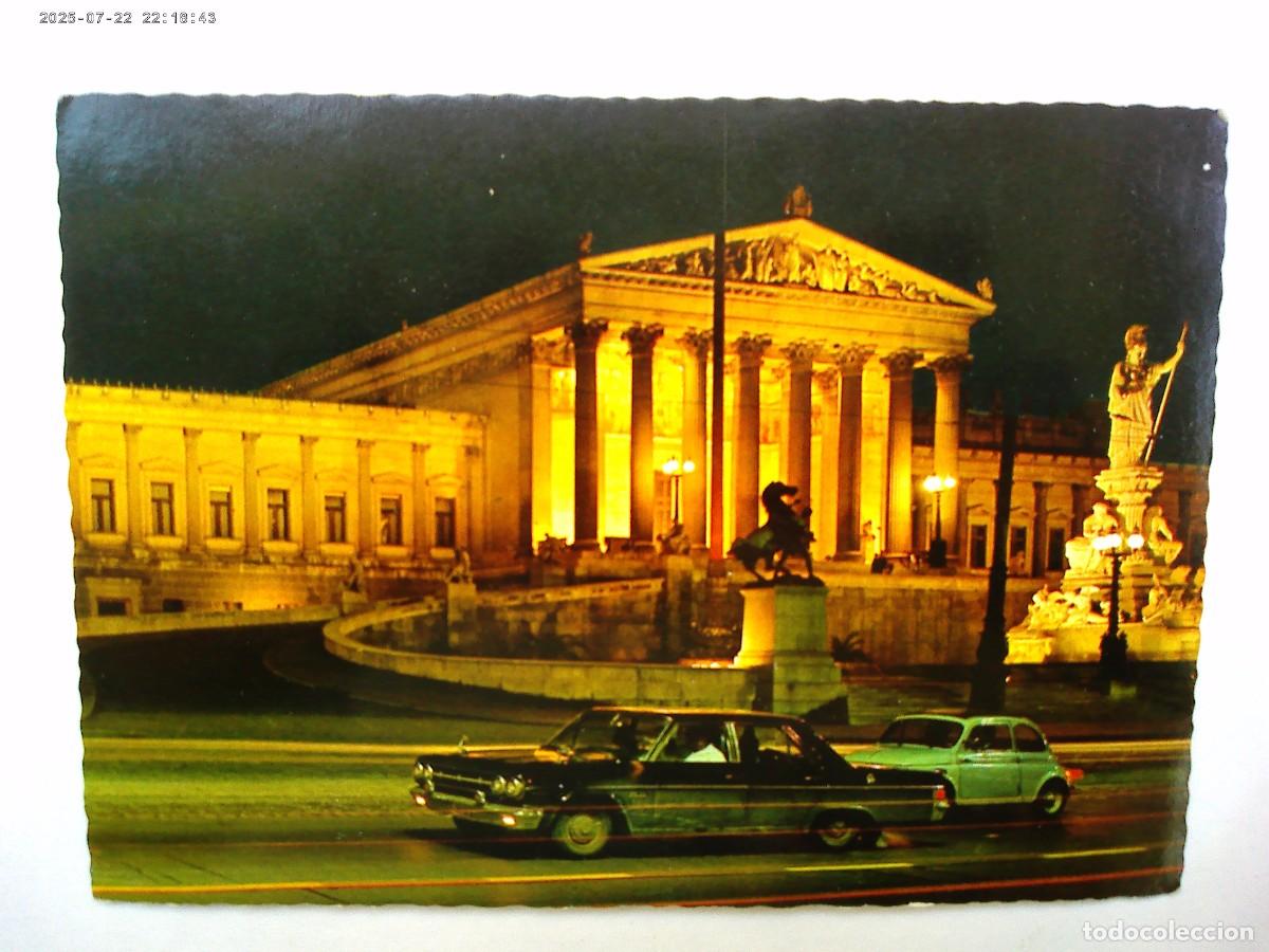 Cartes Postales: POSTAL DE VIENA ( AUSTRIA ): PARLAMENTO . A&Ntilde;OS 60