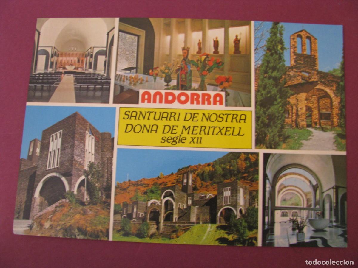 Postales: POSTAL DE ANDORRA, PRINCIPAT D'ANDORRA. SANTUARI DE NOSTRA DONA DE MERITXELL. 1985