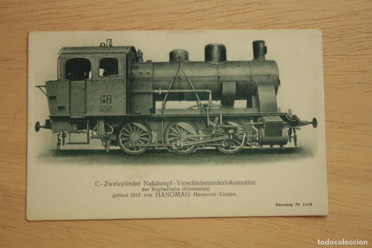 Postales: COLECCI&Oacute;N DE 8 POSTALES MUY RARAS HANOMAG LOCOMOTIVES, PRIMERA D&Eacute;CADA DEL SIGLO XX