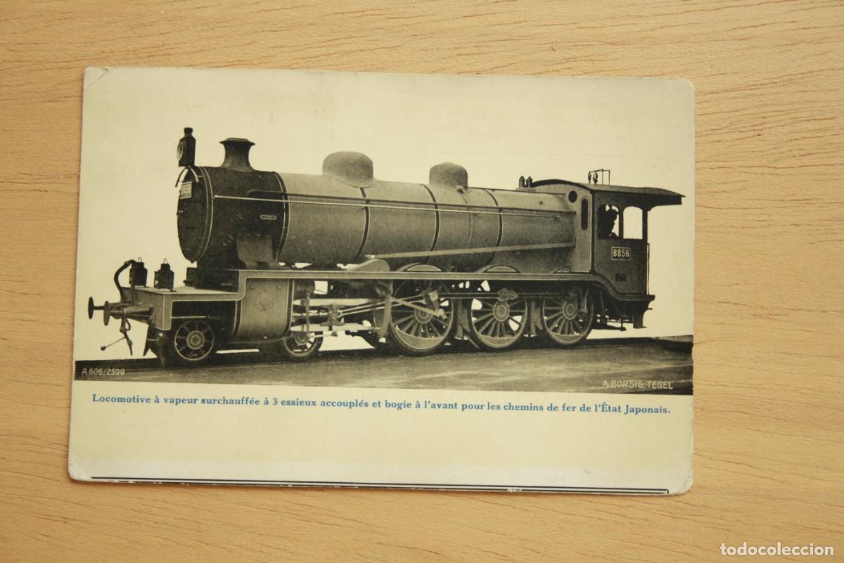 Postales: Colecci&oacute;n de 8 postales tema ferroviario principios del siglo XX