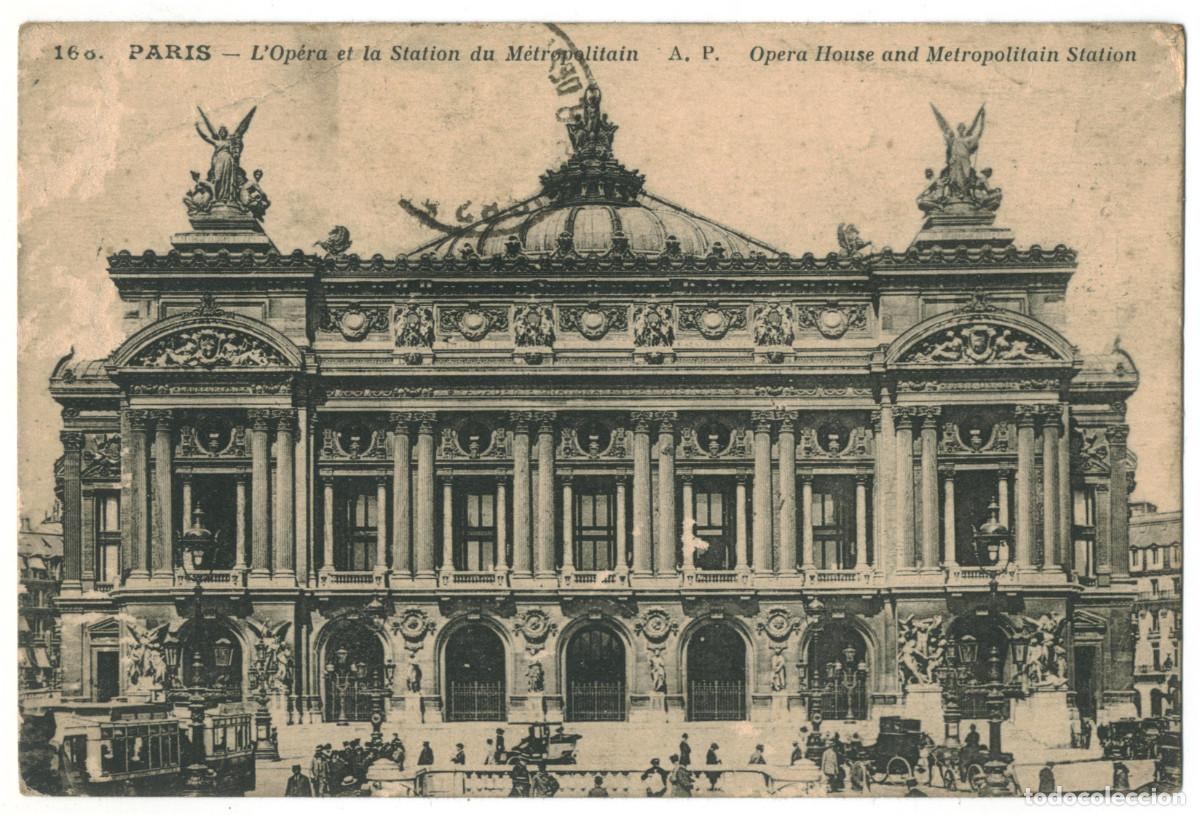 Postales: Op&eacute;ra et M&eacute;tro (PARIS)_A. Papeghin. 168 / Teatros Francia