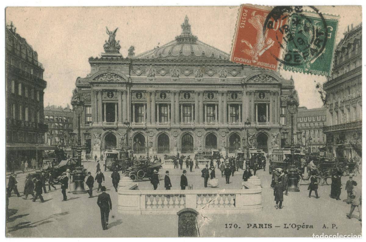 Postales: Op&eacute;ra et M&eacute;tro (PARIS)_A. Papeghin. 170 / Teatros Francia