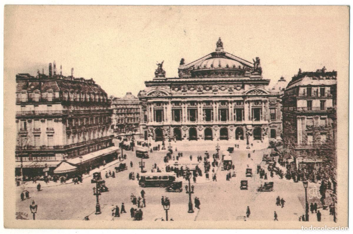 Postales: Op&eacute;ra, Place (PARIS)_La Fran&ccedil;aise. 199 / Teatros Francia