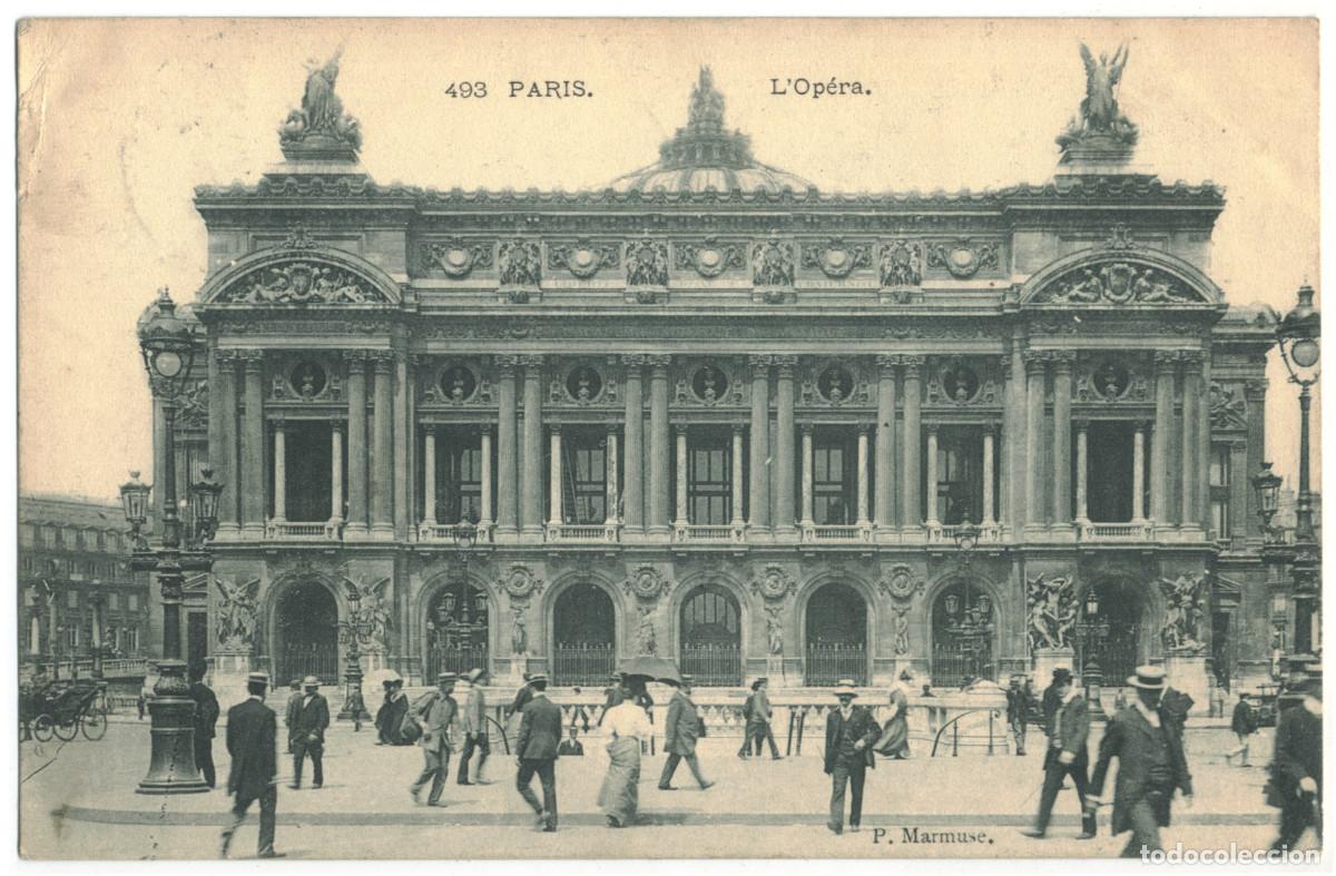 Postales: Op&eacute;ra (PARIS)_P. Marmuse. 493 / Teatros Francia