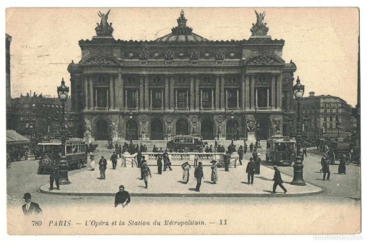 Postales: PARIS_Op&eacute;ra_L&eacute;vy Fils 780 / Teatros Francia