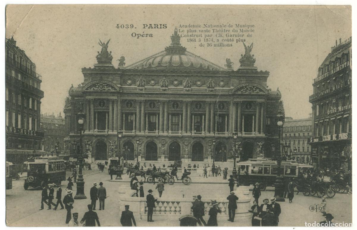Postales: Op&eacute;ra (PARIS)_ELD Deley. 4039 / Teatros Francia