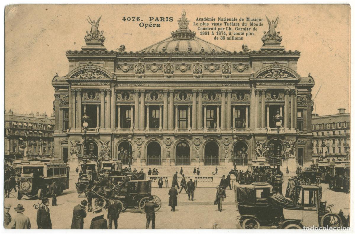 Postales: Op&eacute;ra (PARIS)_ELD Deley. 4076 / Teatros Francia