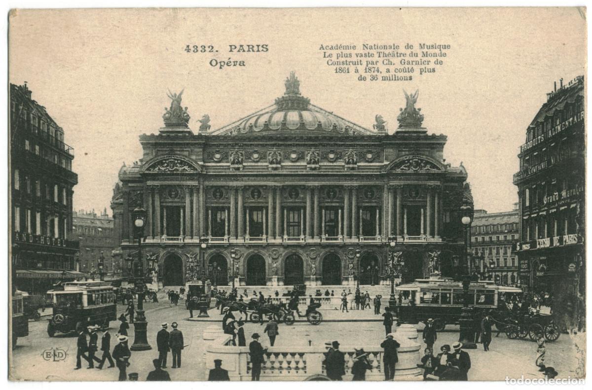 Postales: Op&eacute;ra (PARIS)_ELD Deley. 4332 / Teatros Francia