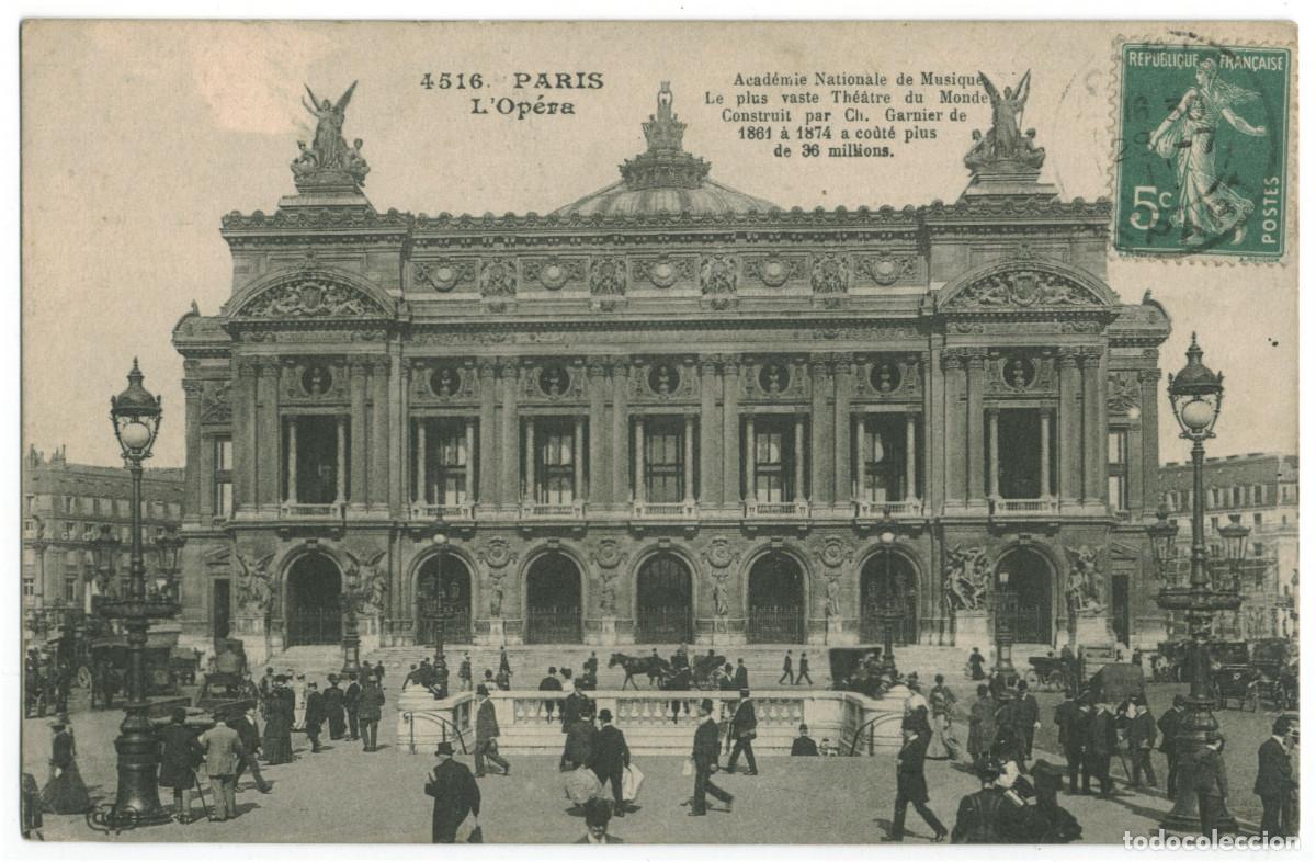 Postales: Op&eacute;ra (PARIS)_ELD Deley. 4516 / Teatros Francia