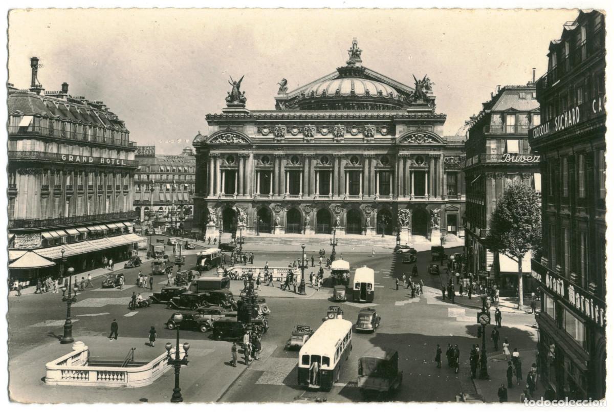 Postales: Op&eacute;ra, Place (PARIS)_Glatigny. 9011 / Teatros Francia