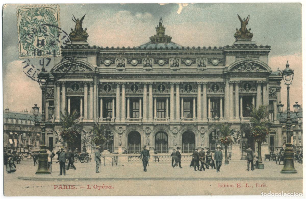 Postales: Op&eacute;ra (PARIS)_E.L. / Teatros Francia