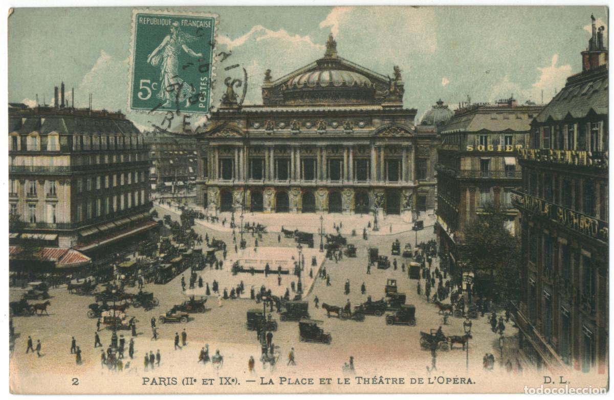 Postales: Op&eacute;ra (PARIS)_D.L. 2 / Teatros Francia