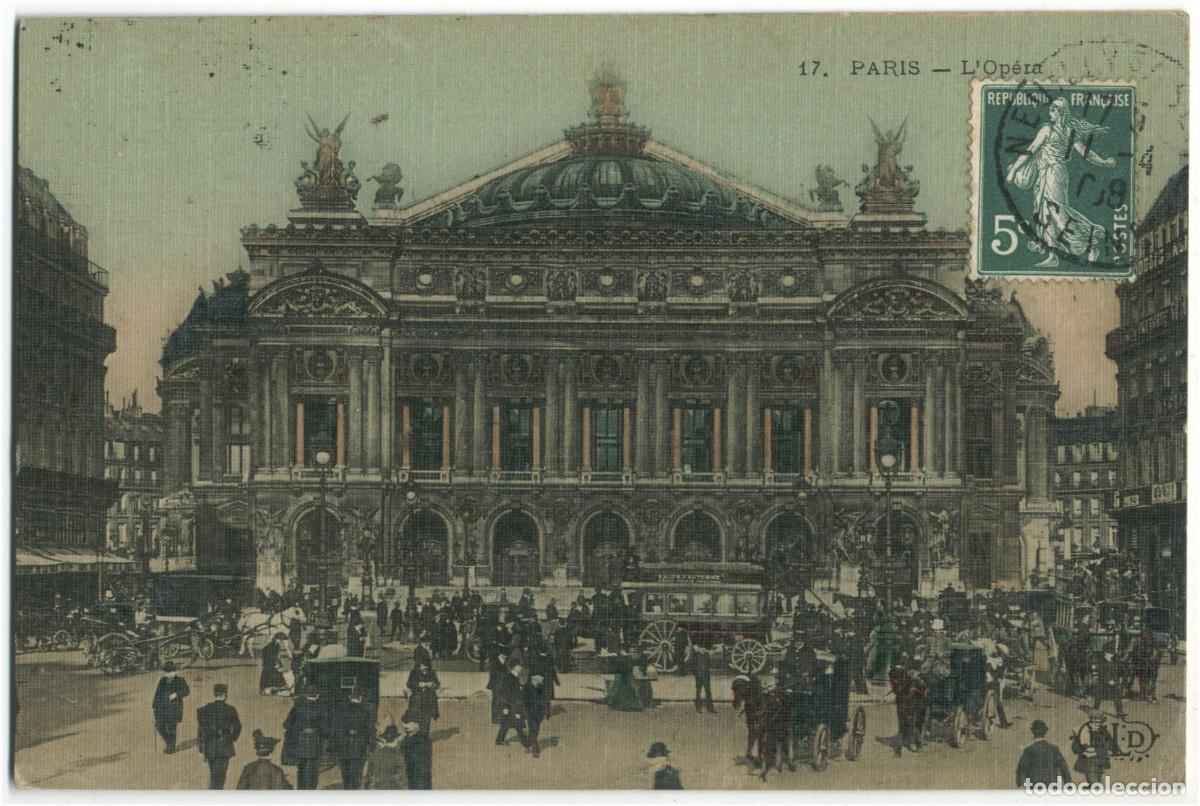 Postales: Op&eacute;ra (PARIS)_ELD. 17 / Teatros Francia