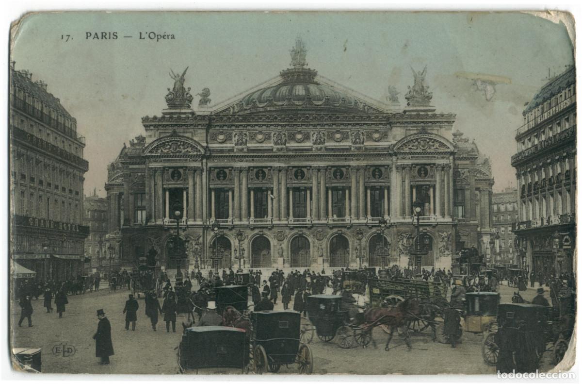 Postales: Op&eacute;ra (PARIS)_ELD. 17 / Teatros Francia