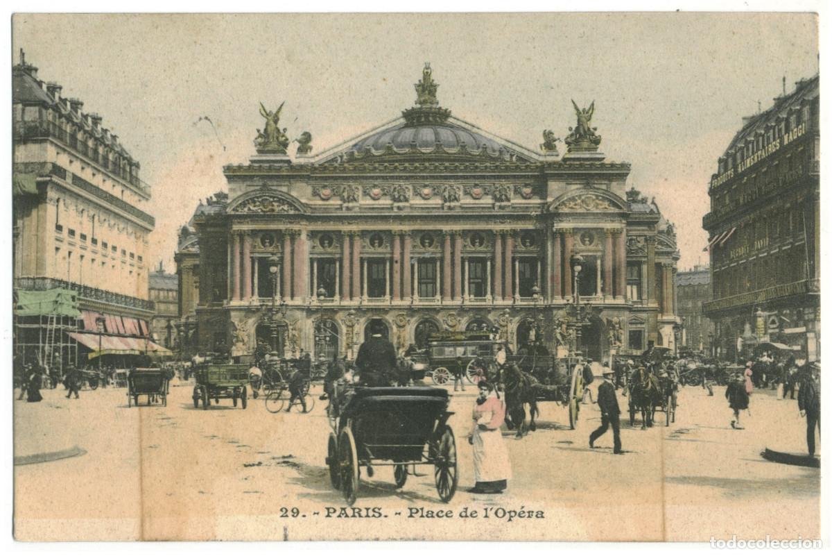 Postales: Op&eacute;ra, Place (PARIS)_Sin datos. 29 / Teatros Francia