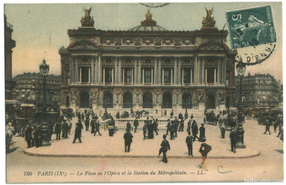 Postales: Op&eacute;ra & Station du M&eacute;tropolitain (PARIS)_L&eacute;vy. 780 / Teatros Francia