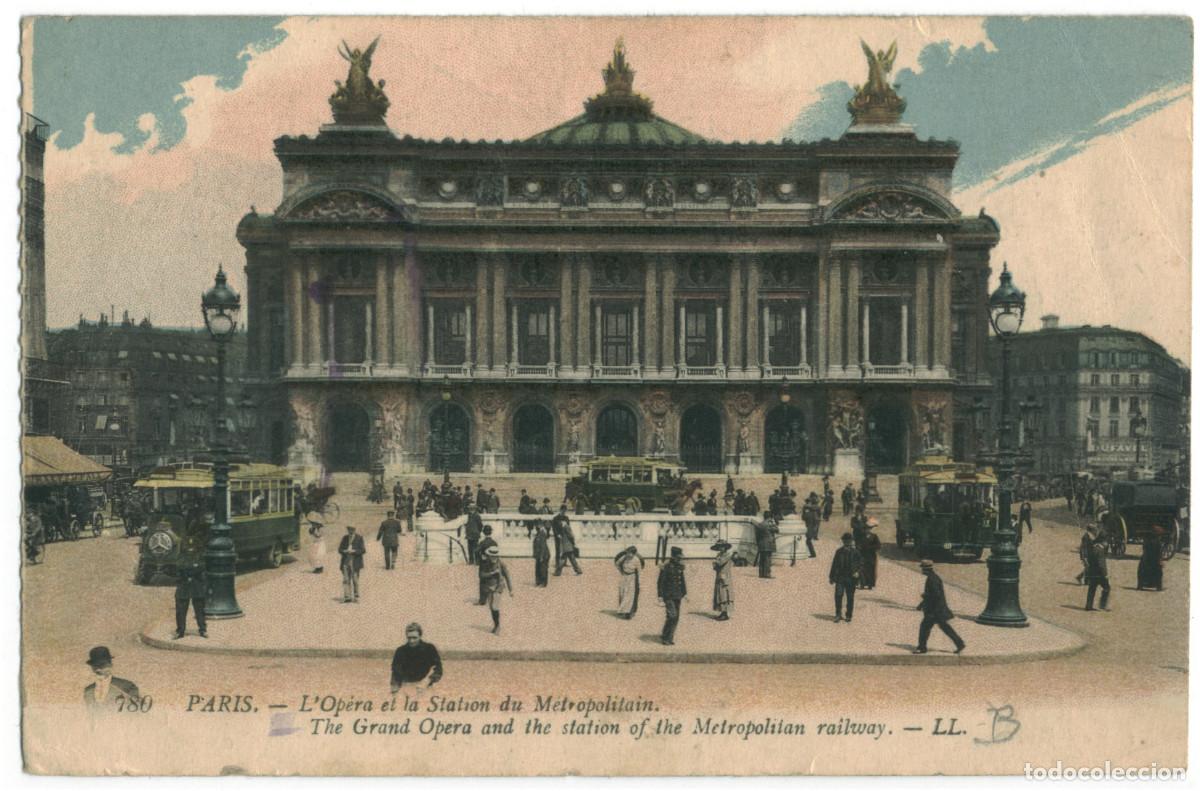 Postales: Op&eacute;ra & Station du M&eacute;tropolitain (PARIS)_L&eacute;vy. 780 / Teatros Francia