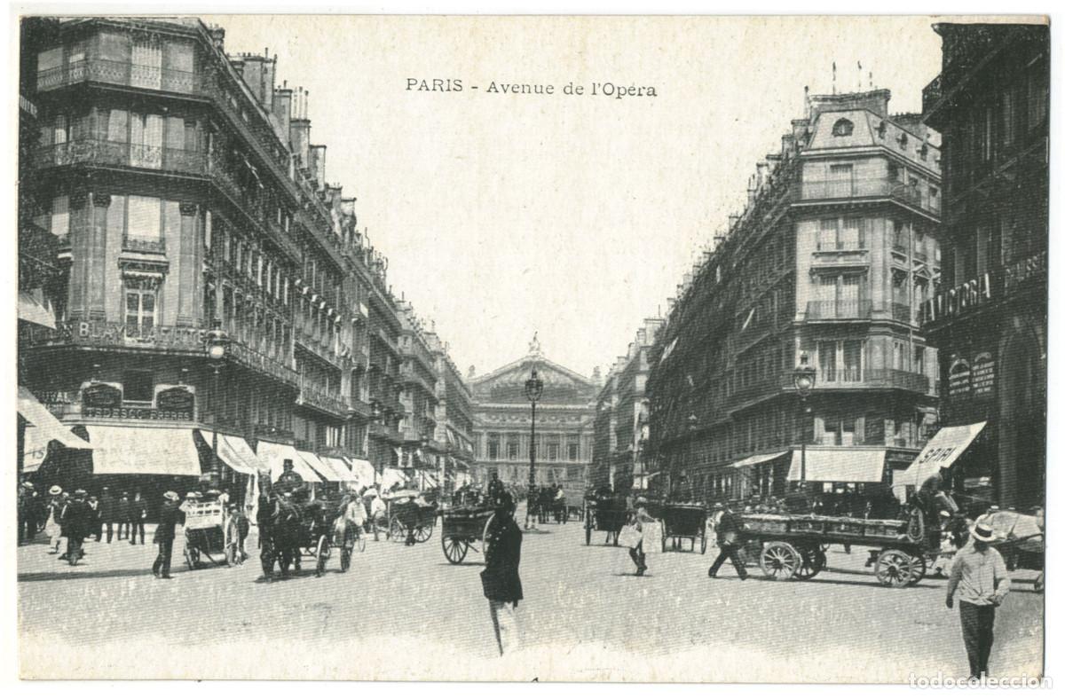 Postales: Avenue de l'Op&eacute;ra (PARIS)_Sin datos. s.n. 2 / Teatros Francia