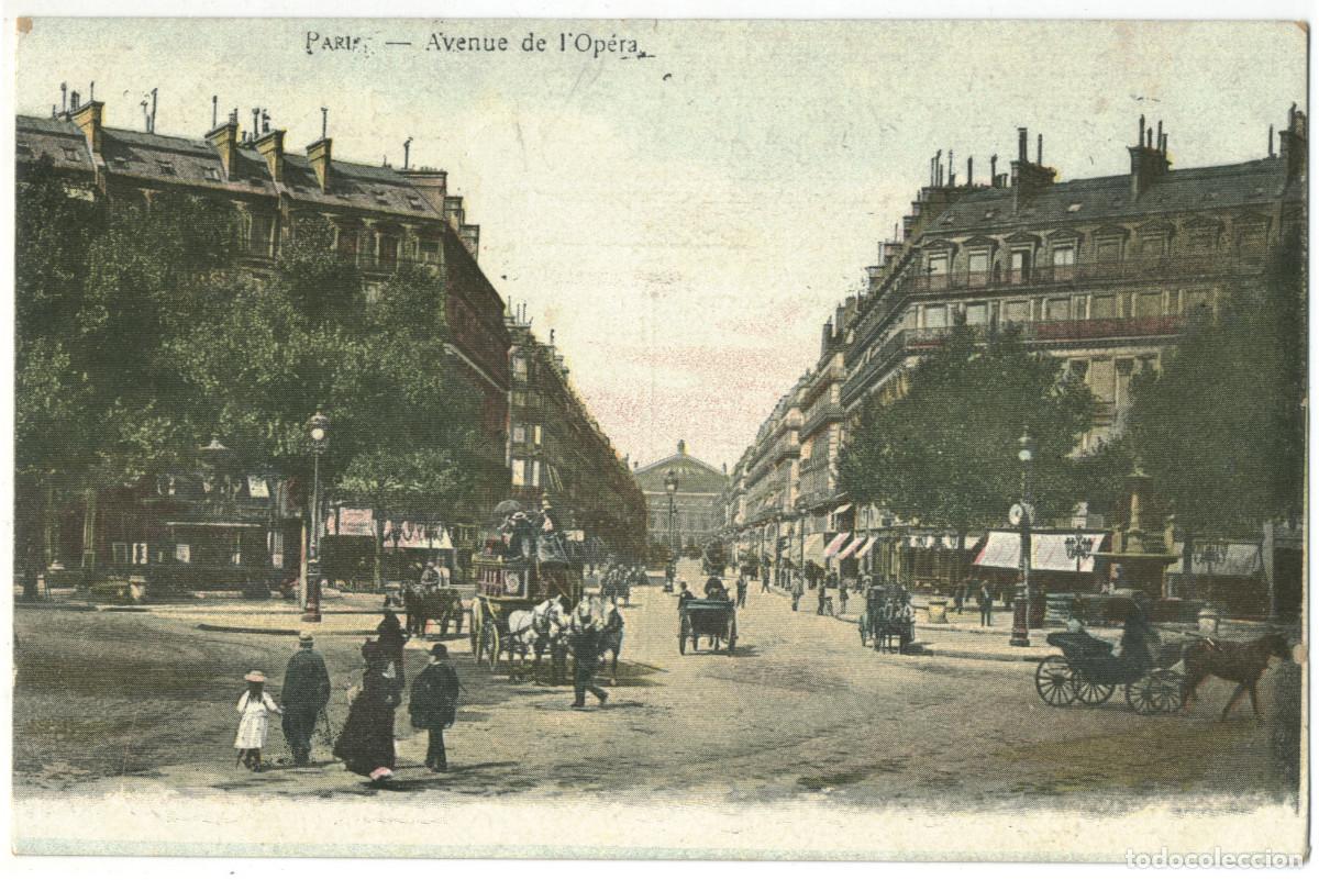 Postales: Avenue de l'Op&eacute;ra (PARIS)_Sin datos. s.n. 5 / Teatros Francia