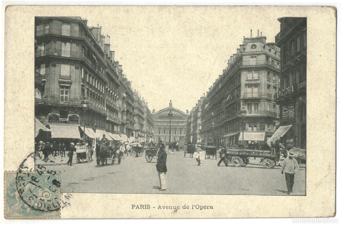 Postales: Avenue de l'Op&eacute;ra (PARIS)_Sin datos. s.n. 3 / Teatros Francia