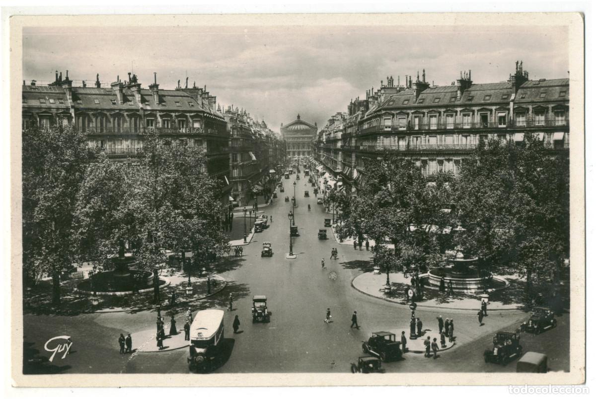 Postales: Avenue de l'Op&eacute;ra (PARIS)_A. Leconte (Paris et ses merveilles; 26) / Teatros Francia