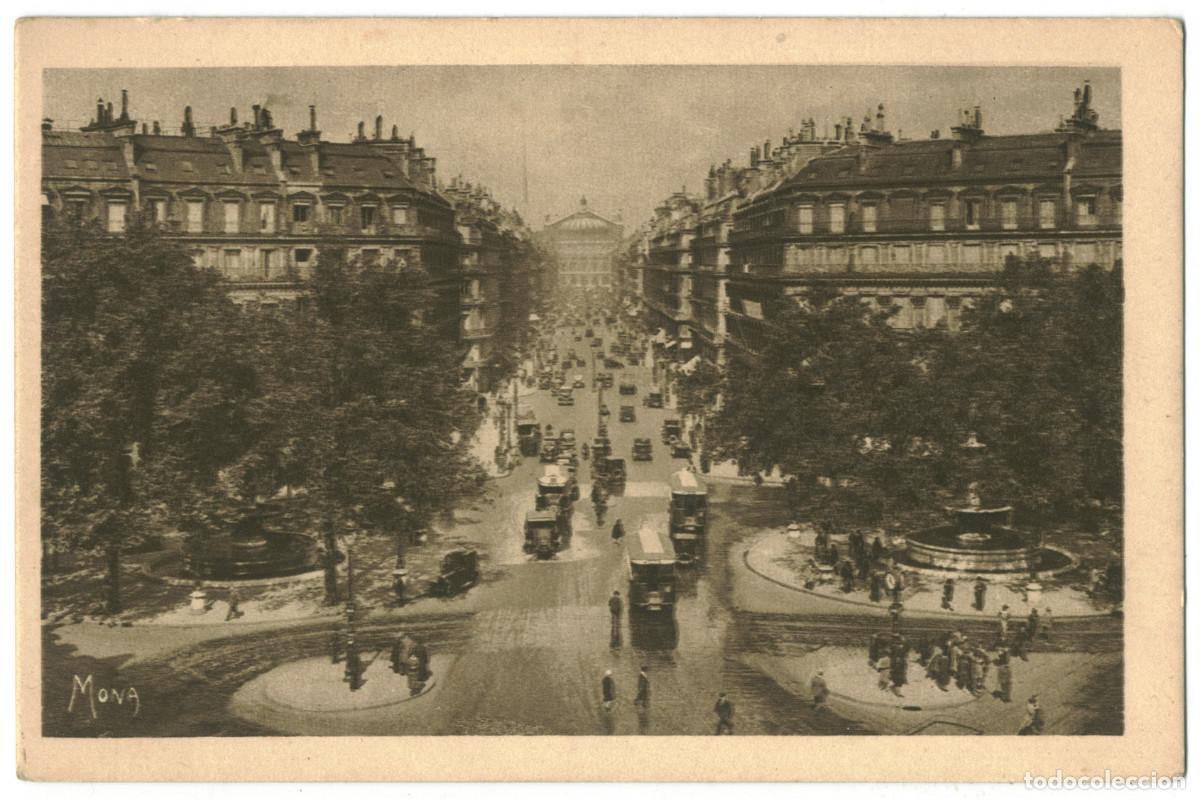 Postales: Avenue de l'Op&eacute;ra (PARIS)_Mona (Les petits tableaux de Paris; 50) / Teatros Francia