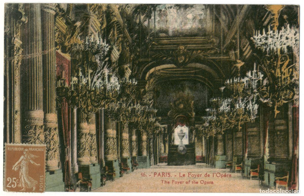 Postales: Op&eacute;ra, Foyer_Abeille. 46 / Teatros Francia