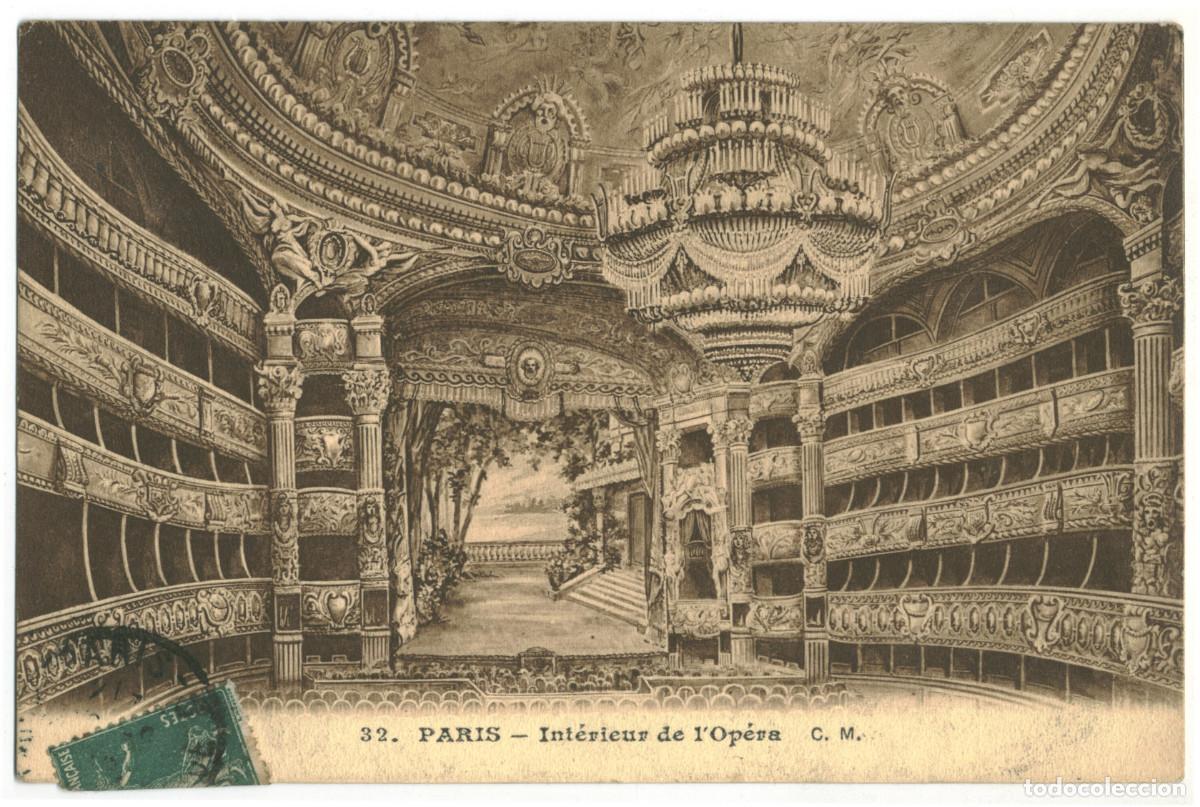 Postales: Op&eacute;ra, Int&eacute;rieur_C.M. 32 / Teatros Francia