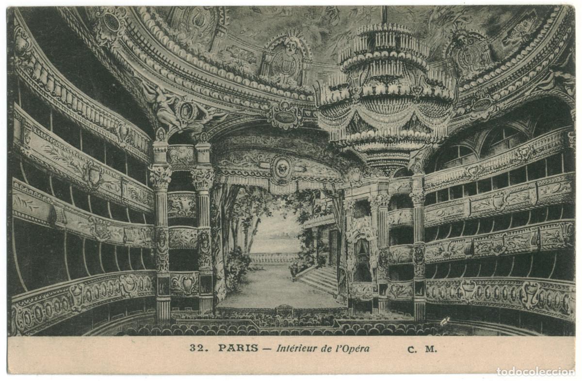 Postales: Op&eacute;ra, Int&eacute;rieur_C.M. 32 / Teatros Francia