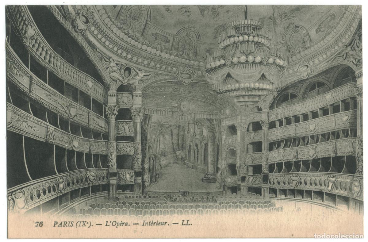 Postales: Op&eacute;ra, Int&eacute;rieur_Le Deley. 76 / Teatros Francia
