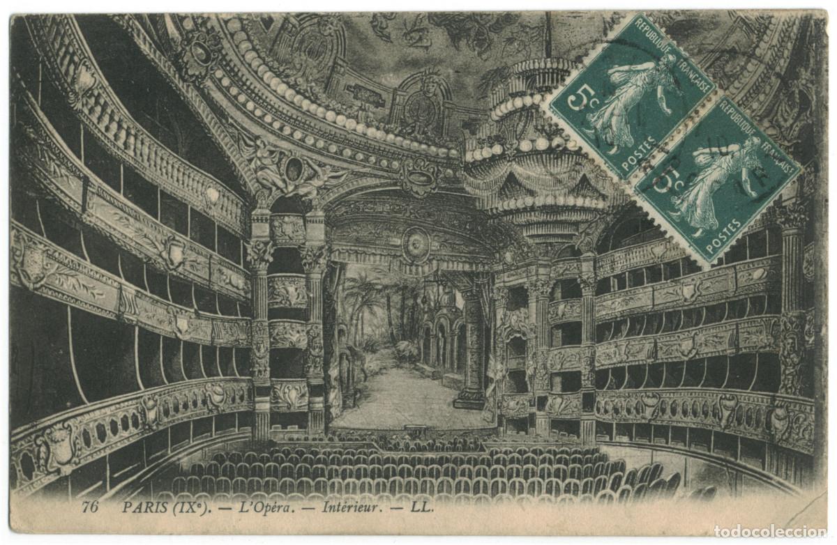 Postales: Op&eacute;ra, Int&eacute;rieur_Le Deley. 76 / Teatros Francia