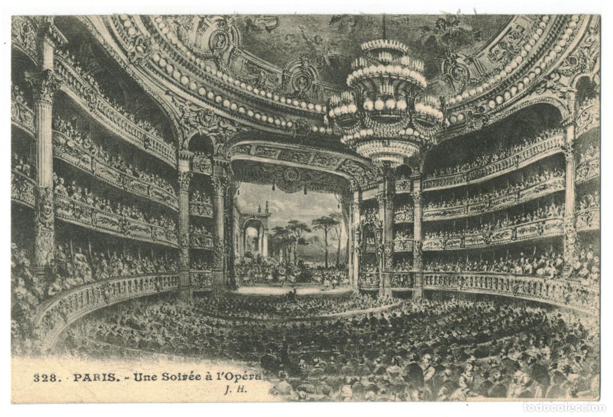 Postales: PARIS_Op&eacute;ra_J. Hauser 328 / Teatros Francia