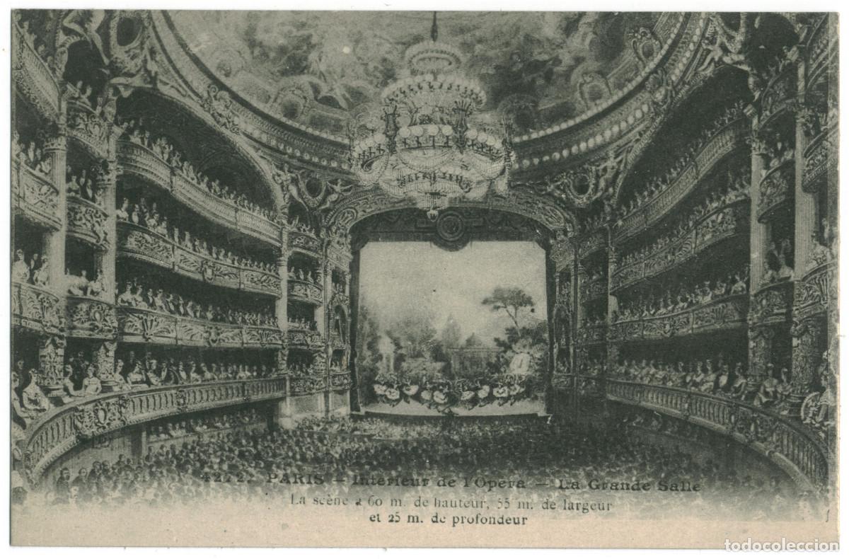 Postales: Op&eacute;ra, Grande Salle_Le Deley. 4272 / Teatros Francia