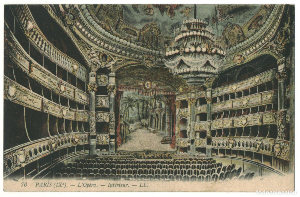 Postales: PARIS_Op&eacute;ra_LL. 76 / Teatros Francia