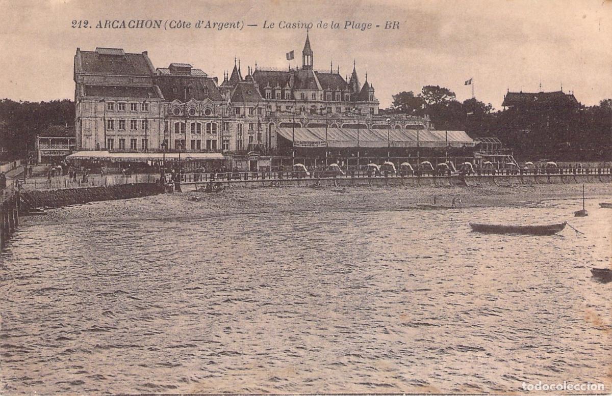 Postales: Postal de Arcachon Le Casino de la Plage