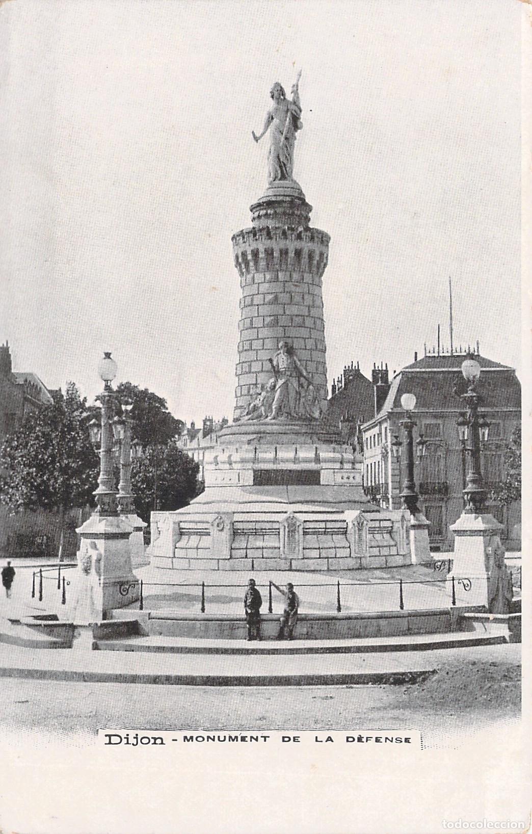 Postales: Postal del Monumento de la Defensa de Dijon