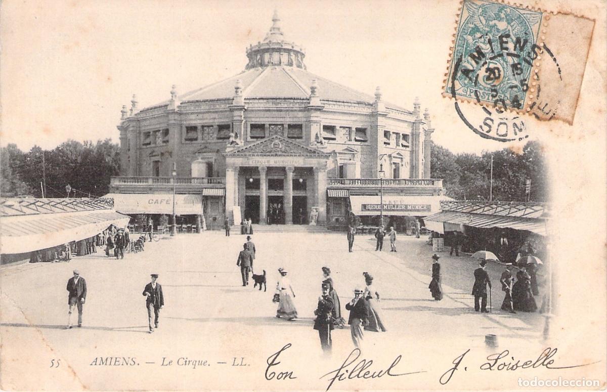 Postales: Postal de Amiens - Edificio del Circo Municipal
