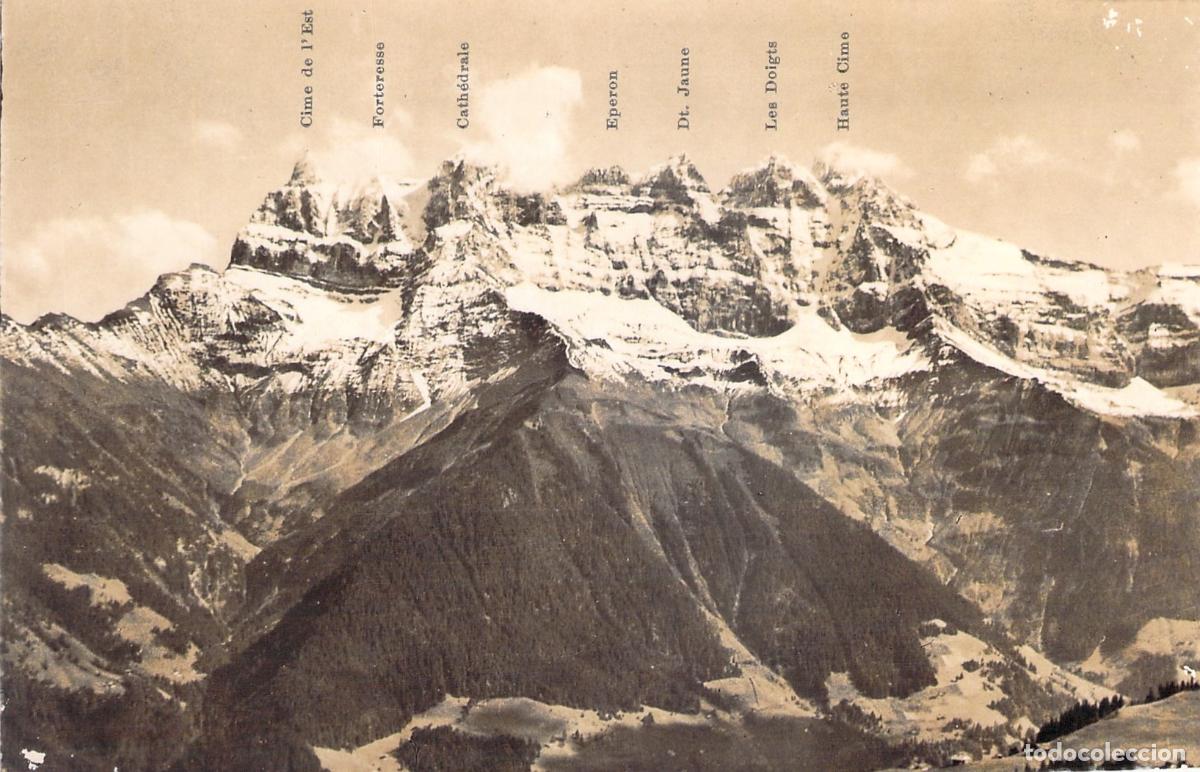 Cartes Postales: Postal Morgins Valais Vistas de Dent du Midi Alpes Suizos