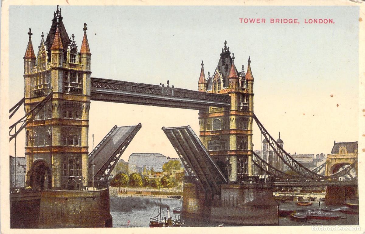 Cartes Postales: Postal de Londres con Vista del Famoso Puente de la Torre Tower Bridge