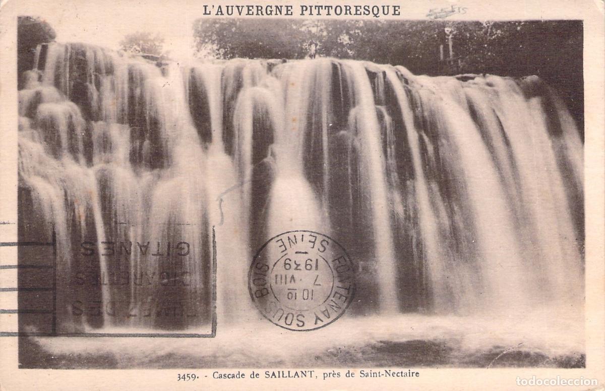 Postales: Postal Cascada de Saillant cerca de Saint-Nectaire Francia