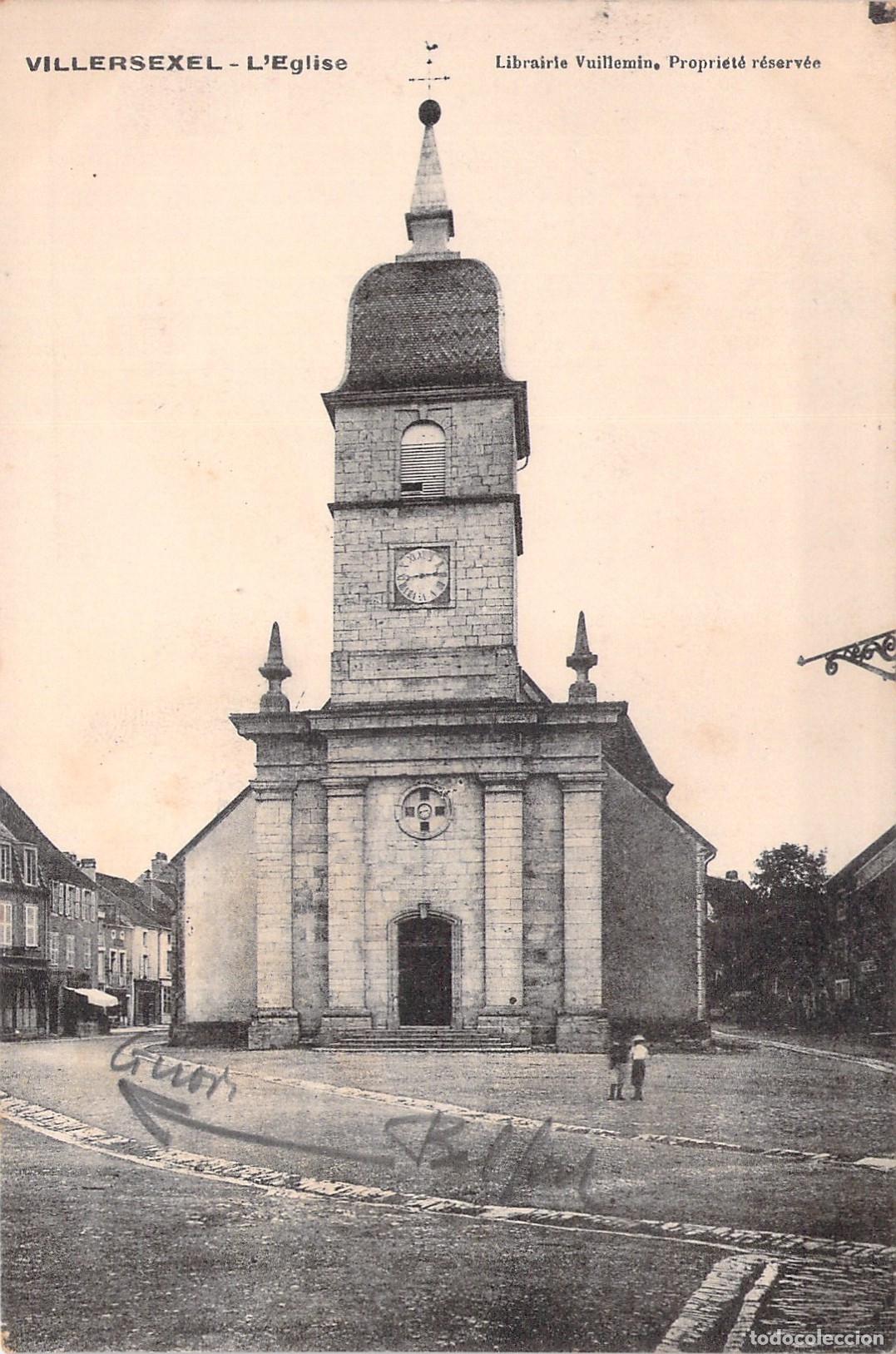 Postcards: Postal de la Iglesia de Villersexel en Haute-Saone, Francia