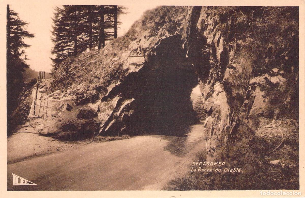 Postcards: Postal de G&eacute;rardmer - La Roche du Diable, Francia
