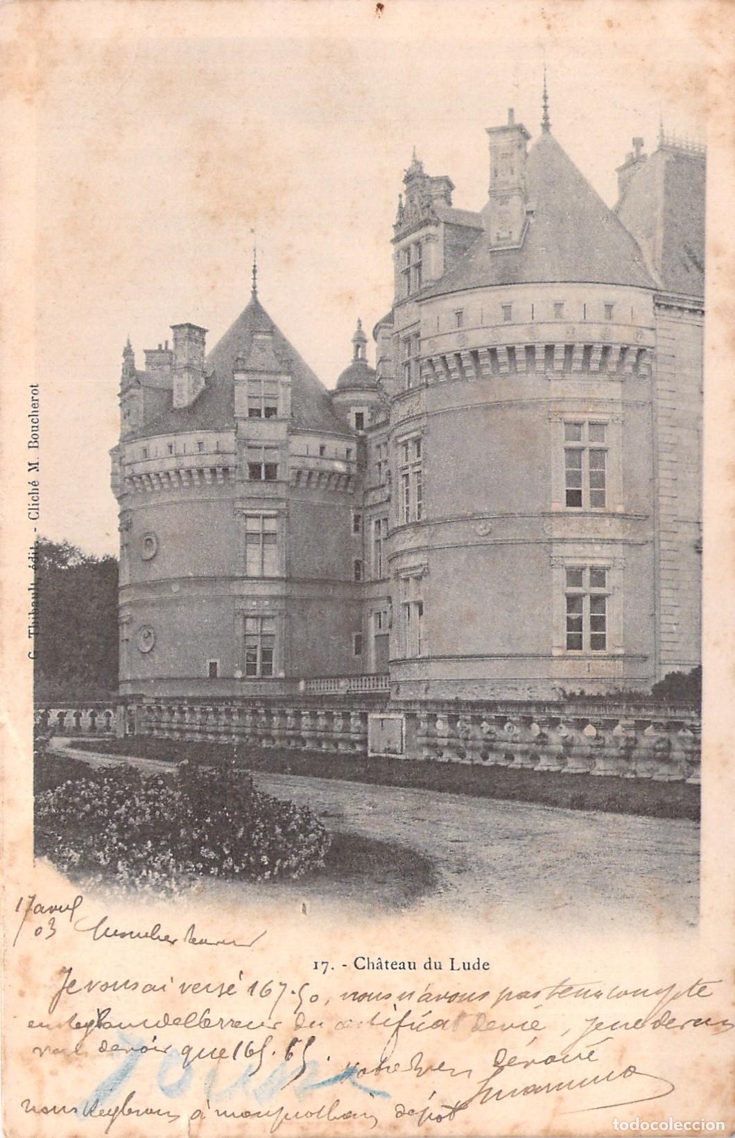 Postales: Tarjeta Postal del Ch&acirc;teau du Lude en Francia