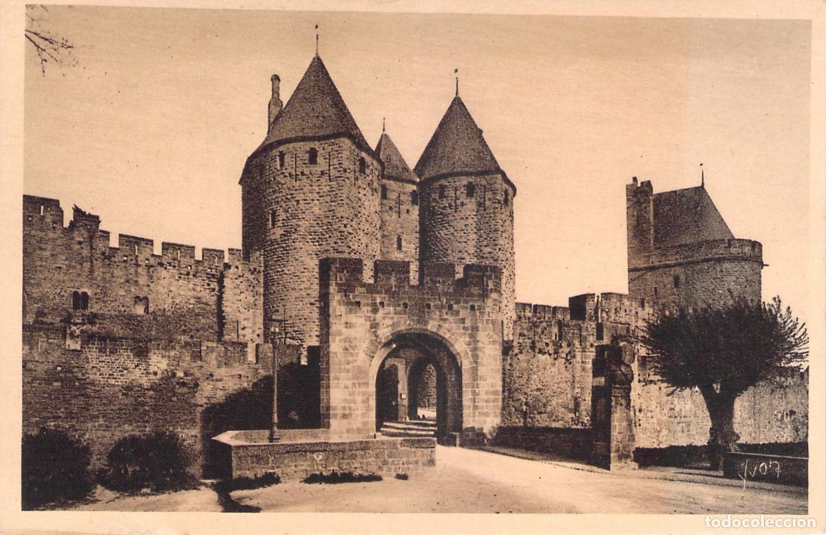 Postales: Postal de Carcassonne Entrada de la Cit&eacute; Porte Narbonnaise