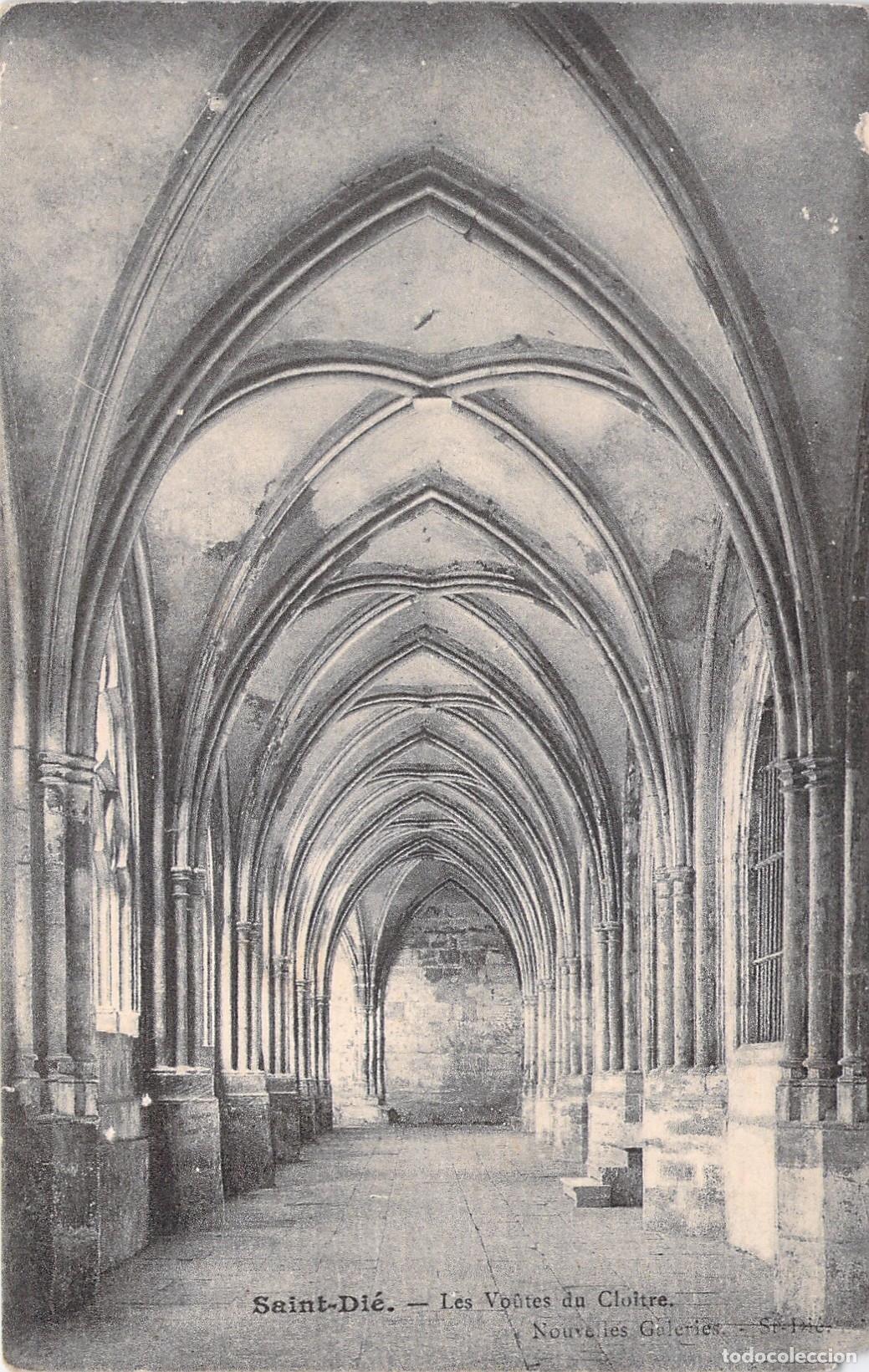 Postales: Postal B&oacute;vedas del Claustro de Saint-Di&eacute; Vosges Francia