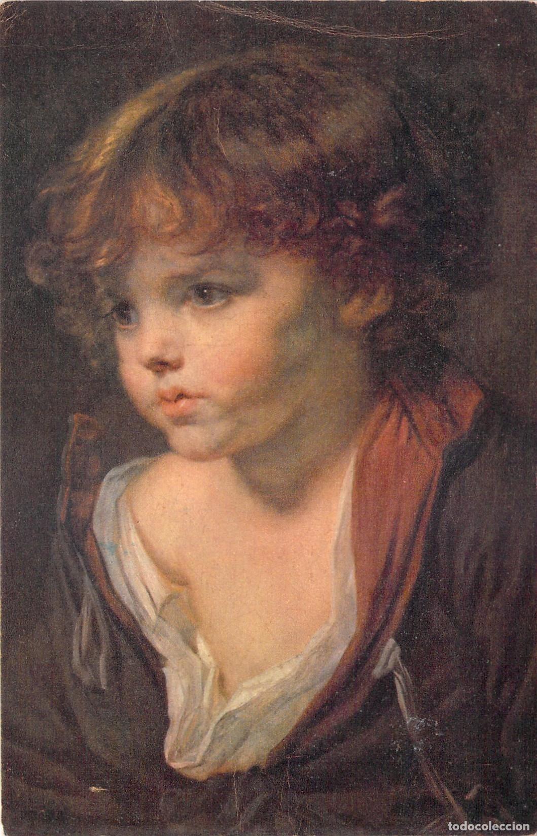 Postales: Postal de Retrato de un Joven de Greuze - Museo Cognacq-Jay